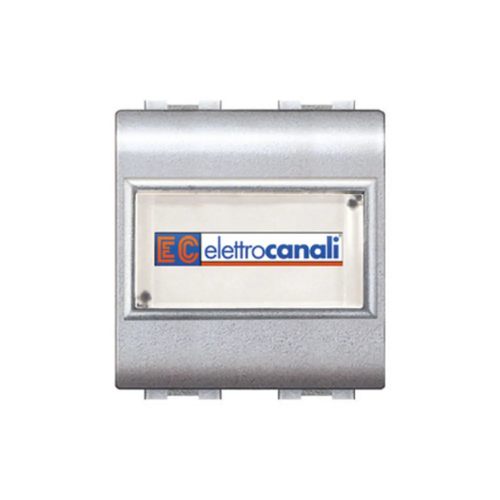 LIFE 4025 TEC PULSANTE C/PORTANOME ARGENTO SAT (6 LIFE 4025 TEC PULSANTE C/PORTANOME ARGENTO SAT (6