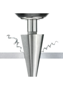 Conical point countersink for metal Ø 5 - 20 mm.