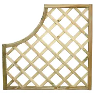 GRIGLIATO PINO IMPREGNATO 35  90XH 90 CM SAGOMATO