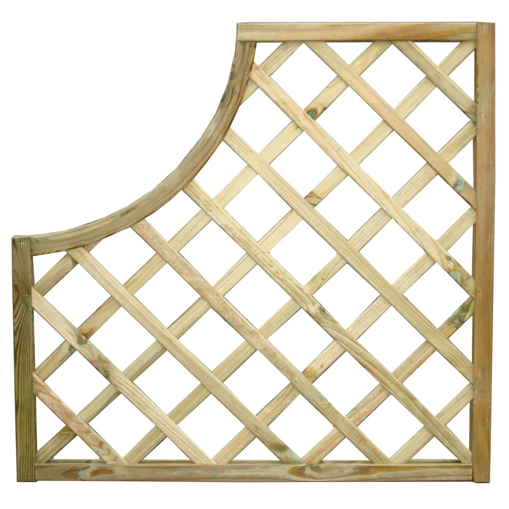 GRIGLIATO PINO IMPREGNATO 35  90XH 90 CM SAGOMATO