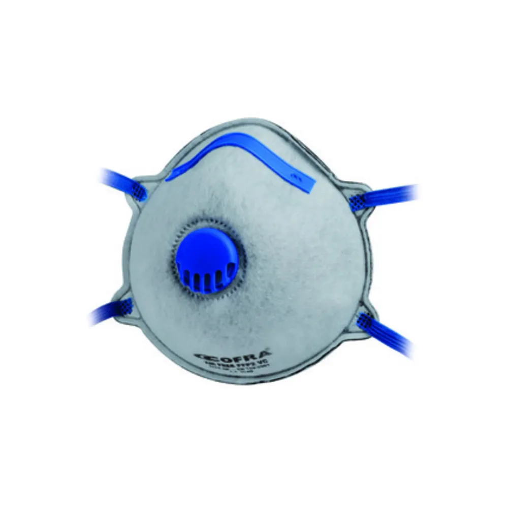 MASCHERINA PROTEZIONE COFRA FFP2 C/VALV CARB M010-K023 (12 MASCHERINA PROTEZIONE COFRA FFP2 C/VALV CARB M010-K023 (12