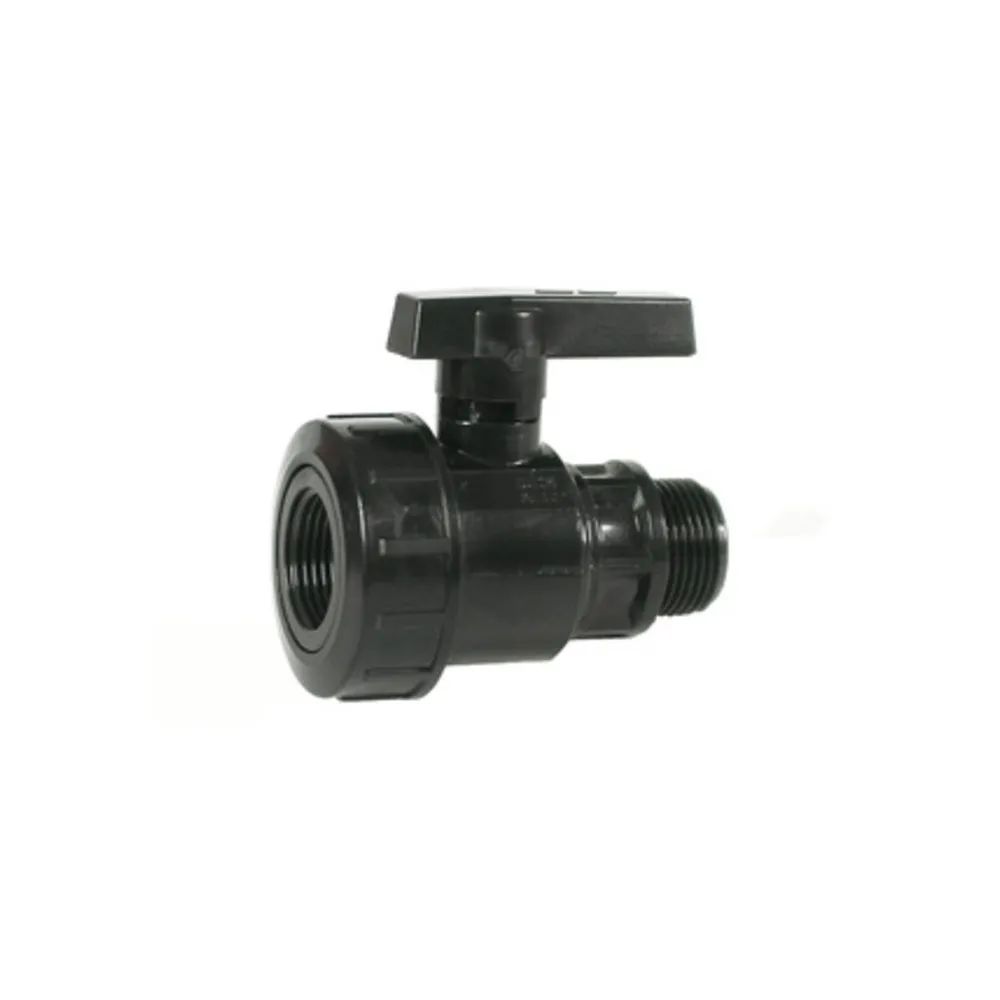 RACCORDO PVC VALVOLA A SFERA MF 3/4* (10