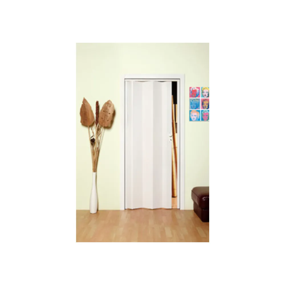 PORTA A SOFFIETTO MAYA 83X214 CM BIANCO FRASS