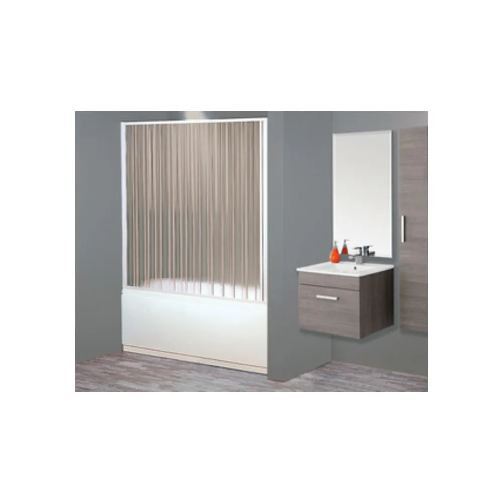 PARETE VASCA A SOFFIETTO 1 LATO 170-140XH150 CM