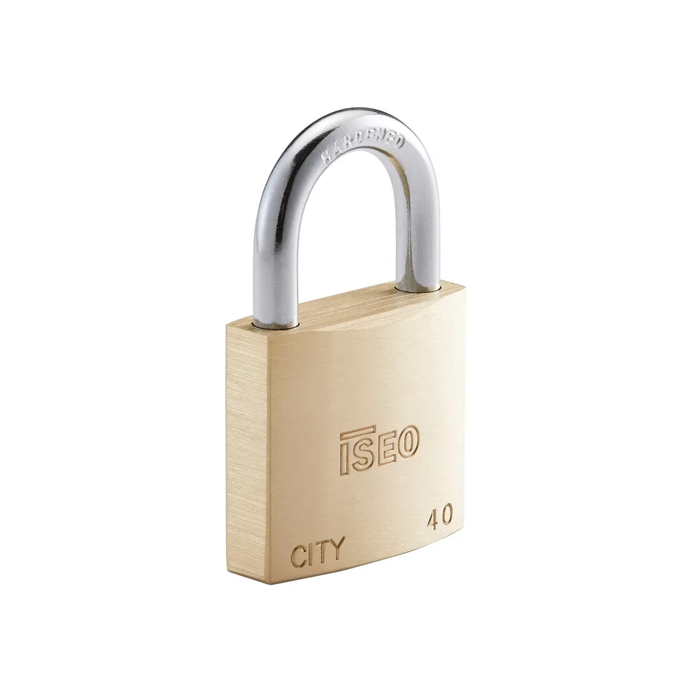 CITY BY ISEO LUCCHETTO OTT RETTANG 40 MM CIFR UNIC CITY BY ISEO LUCCHETTO OTT RETTANG 40 MM CIFR UNIC