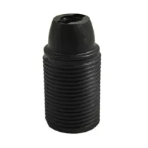 PORTALAMPADA NERO E14 FILETTATO (50