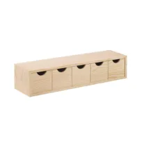 CASSETTIERA MINI 5 CASSETTI 56X13XH12 CM (4