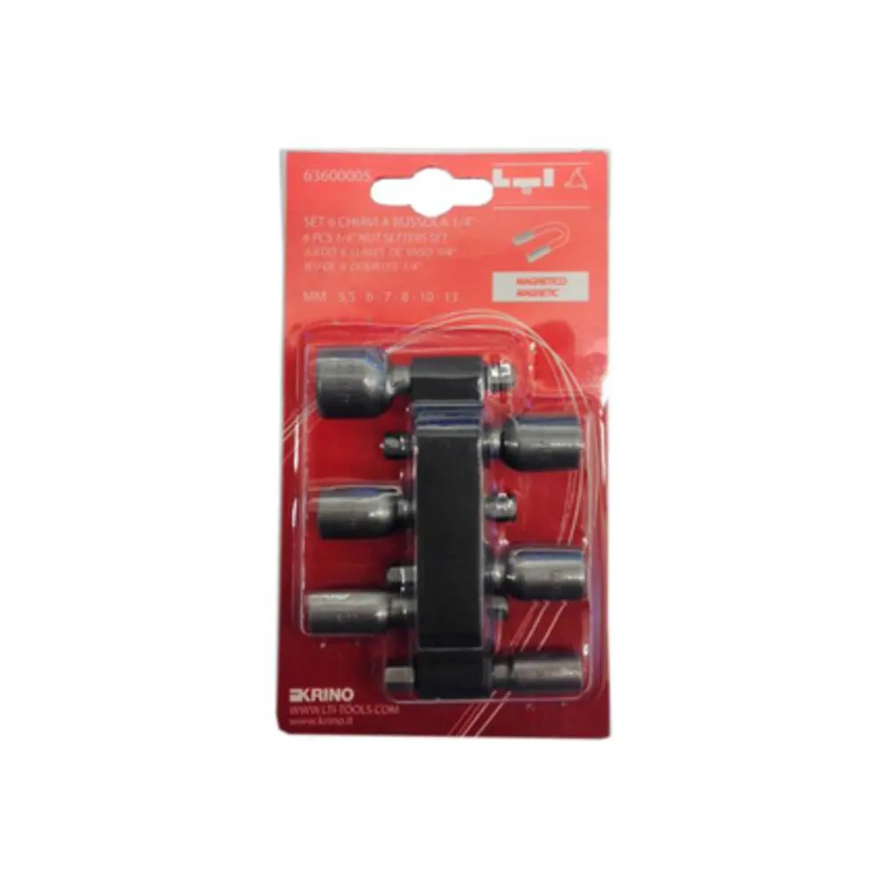 LTI SET 6 INSERTI A BUSSOLA MAGNETICI