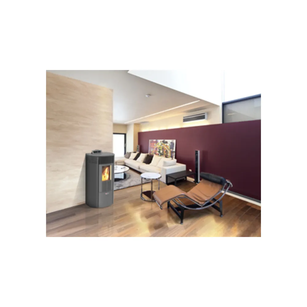 STUFA PELLET VENTIL 8.7KW KING ROUND12 ANTRACITE STUFA PELLET VENTIL 8.7KW KING ROUND12 ANTRACITE