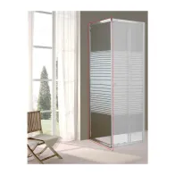 PARETE FISSA CRISTALLO TRASP. SER. 6 MM 74/80 CM LUSSO