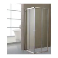 PARETE FISSA CRISTALLO TRASP. 6 MM 74/80 CM LUSSO