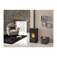 STUFA LEGNA  6.6 KW TEA ANTRACITE