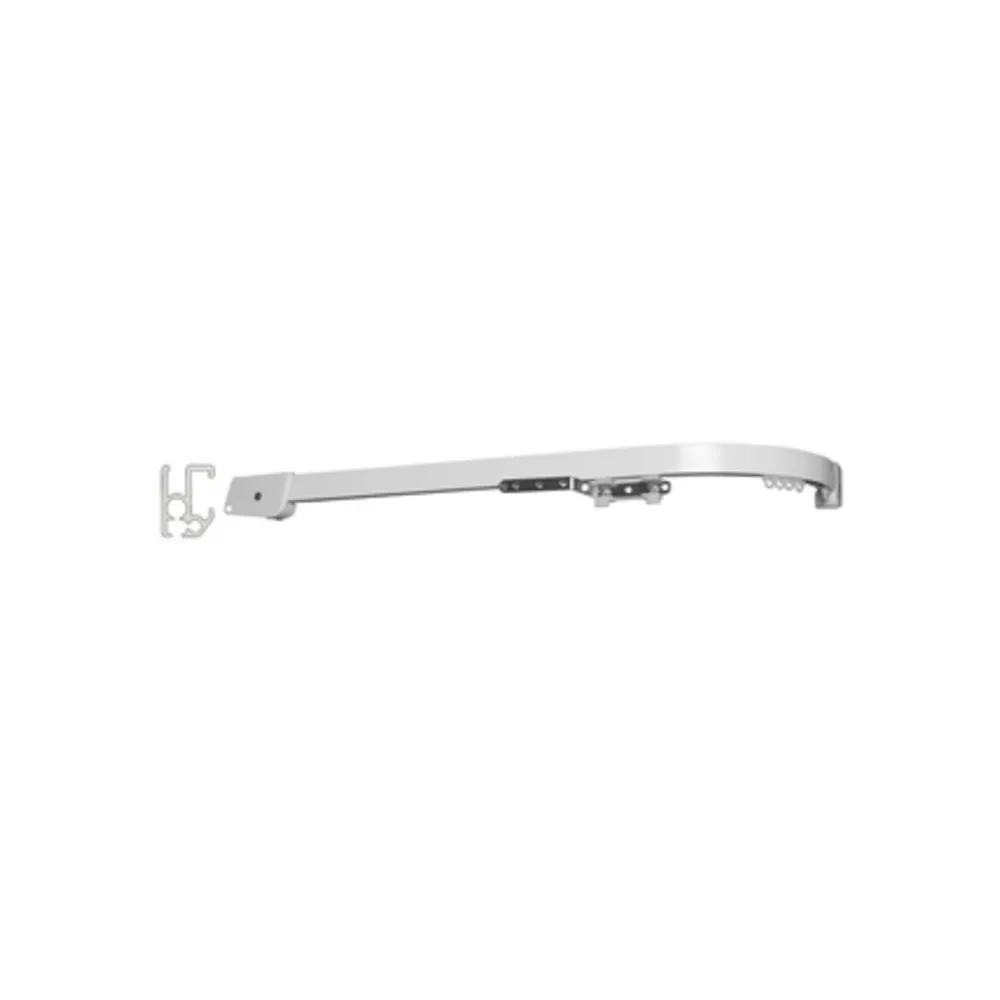 SCORRITENDA GRECIA IN ALLUMINIO 170/20 CM BIANCO