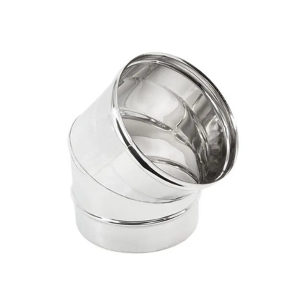 GOMITO INOX AISI 304 45 D 12 CM (2 GOMITO INOX AISI 304 45 D 12 CM (2