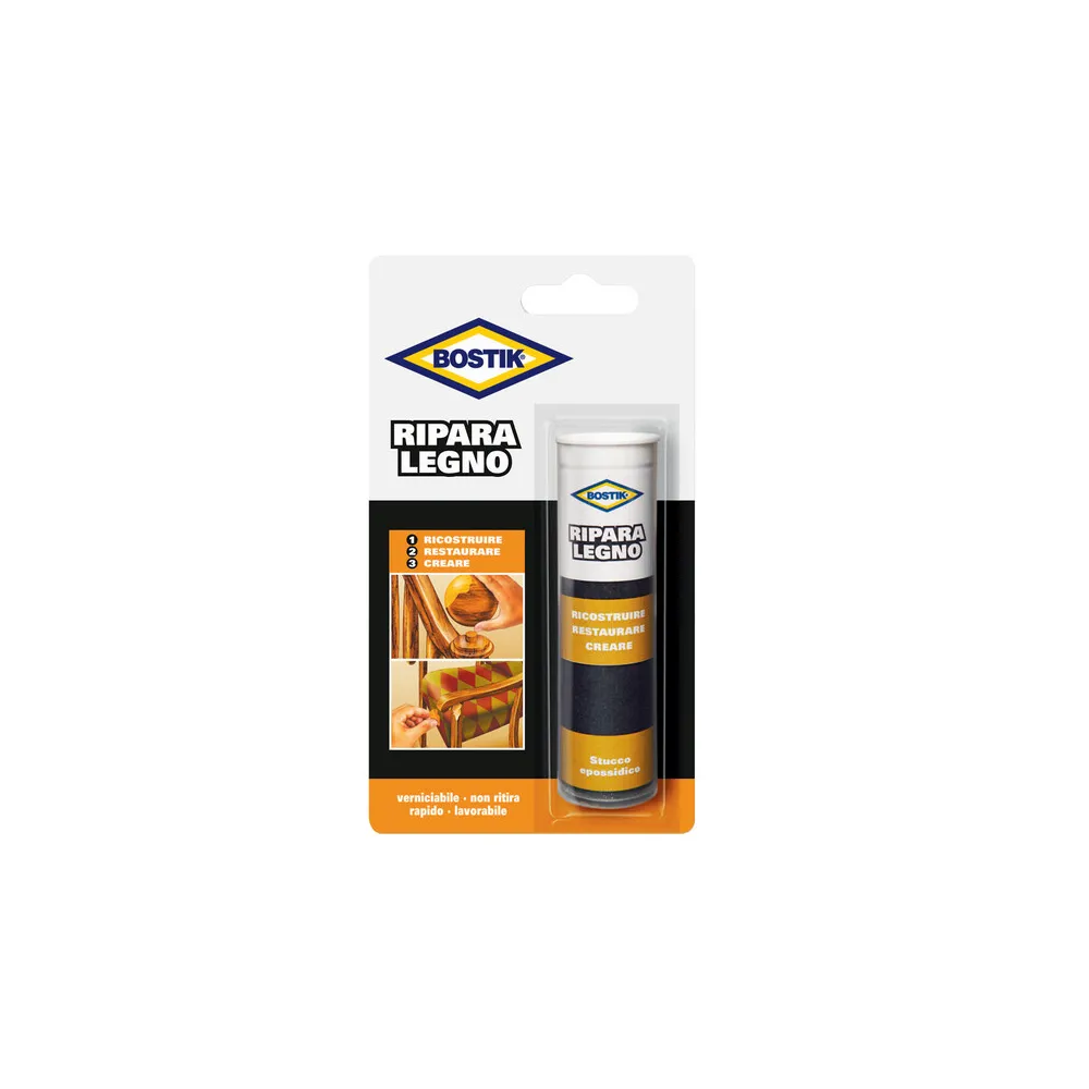 BOSTIK STUCCO RIPARA LEGNO 56 G BLISTER (12 BOSTIK STUCCO RIPARA LEGNO 56 G BLISTER (12