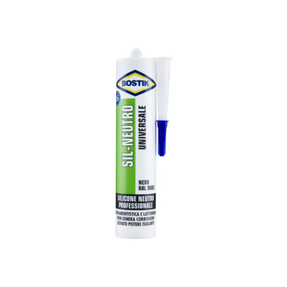 BOSTIK SIL-NEUTRO UNIVERSALE 300 ML NERO (12