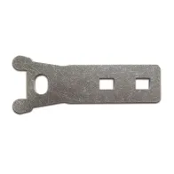 PORTALUCCHETTO PIANO ORIZ ACC ZINC 8X155 MM (2