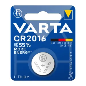 VARTA BATTERIA A BOTTONE CR2016 LITIO  BL 1 PZ (10