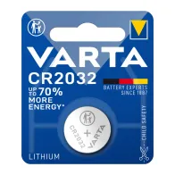 VARTA BATTERIA A BOTTONE CR2032 LITIO  BL 1 PZ (10