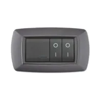 PLACCA LIFE LIVING PLAST GRIGIO CHIARO VULCAN 4P