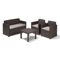 ALLIBERT/KETER SALOTTO ALABAMA BROWN