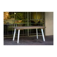 TAVOLO HARMONY ESTENSIBILE 160/240X100X74 CM BIANCO/CAPPUCCINO