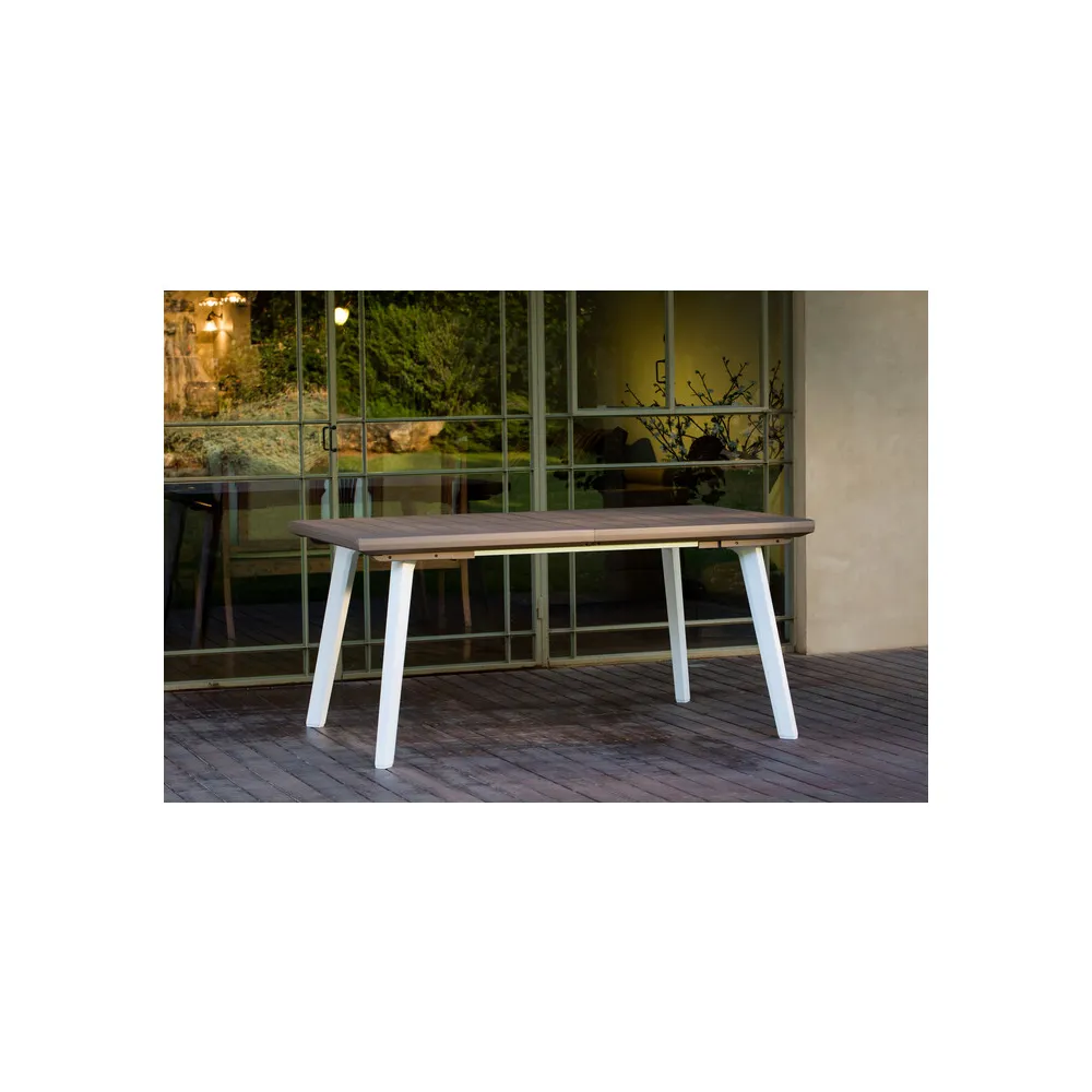 TAVOLO HARMONY ESTENSIBILE 160/240X100X74 CM BIANCO/CAPPUCCINO TAVOLO HARMONY ESTENSIBILE 160/240X100X74 CM BIANCO/CAPPUCCINO