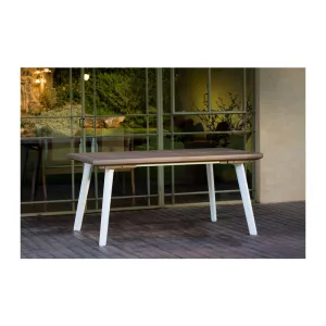 TAVOLO HARMONY ESTENSIBILE 160/240X100X74 CM BIANCO/CAPPUCCINO