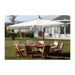 OMBRELLONE DECENT PALO 75X75 ASTER 300X300CM