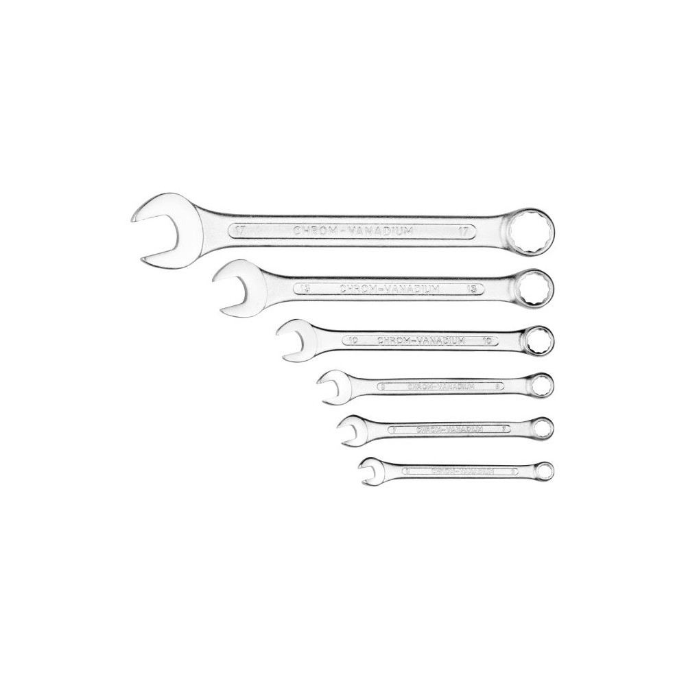 COMBINATION WRENCH SET 6-17 (Includes 6 Pieces)