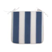 CUSCINO PANAREA CM.39X39X2  RIGATO BLU (4