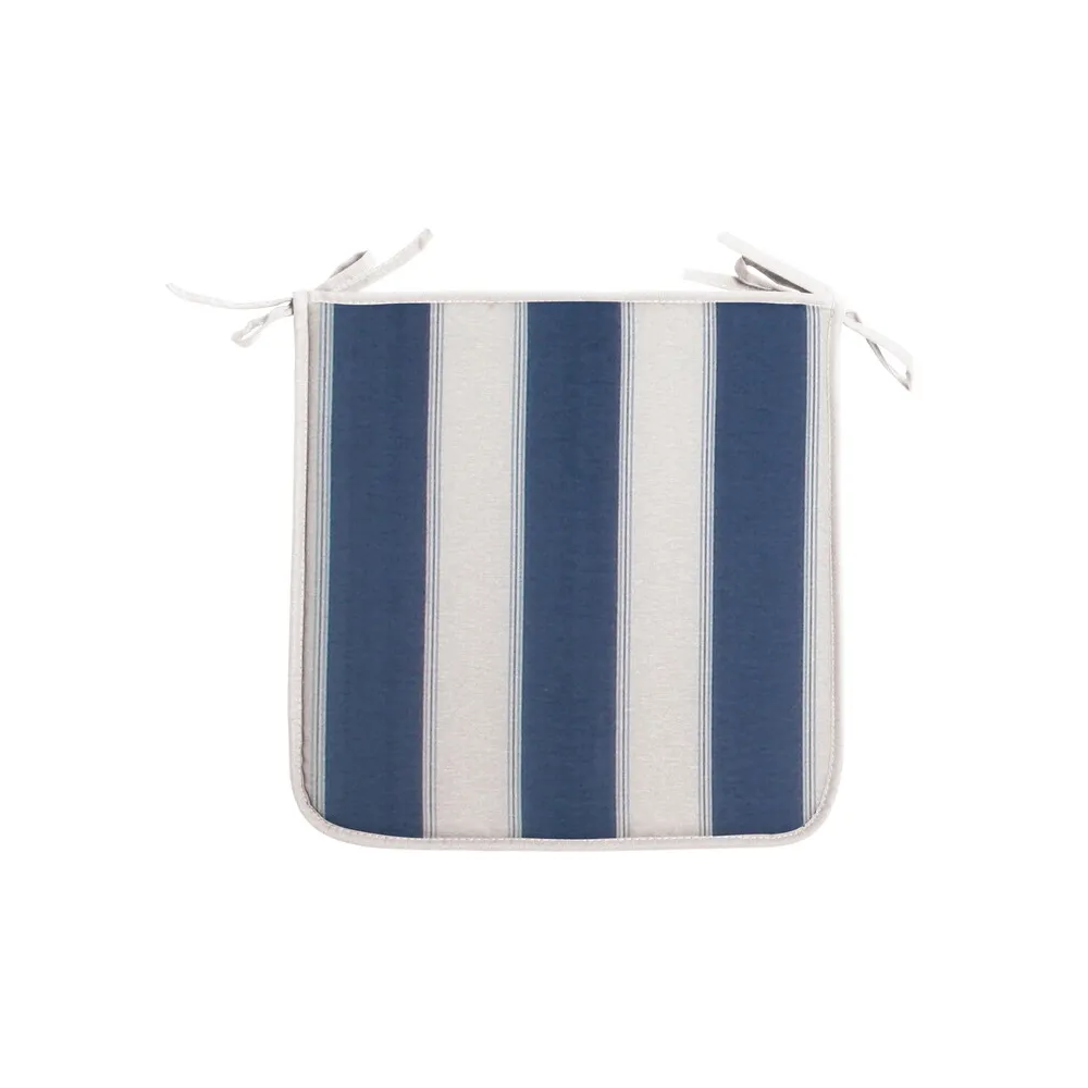 CUSCINO PANAREA CM.39X39X2 RIGATO BLU (4 CUSCINO PANAREA CM.39X39X2 RIGATO BLU (4