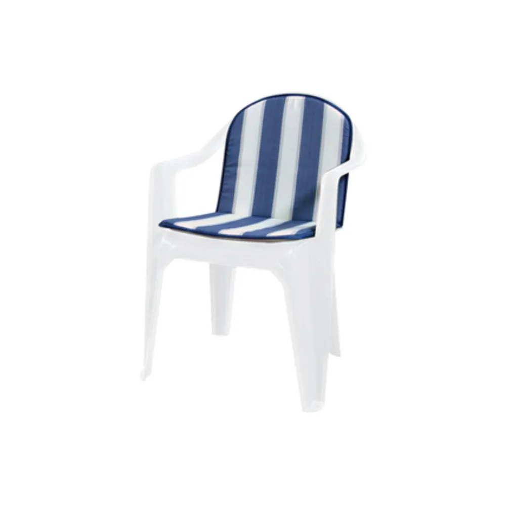 CUSCINO SCHIENALE BASSO DOUBLE RIGATO BLU (8 CUSCINO SCHIENALE BASSO DOUBLE RIGATO BLU (8
