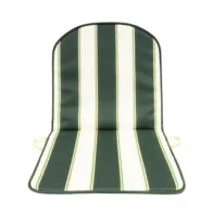 CUSCINO SCHIENALE BASSO DOUBLE RIGATO VERDE (8