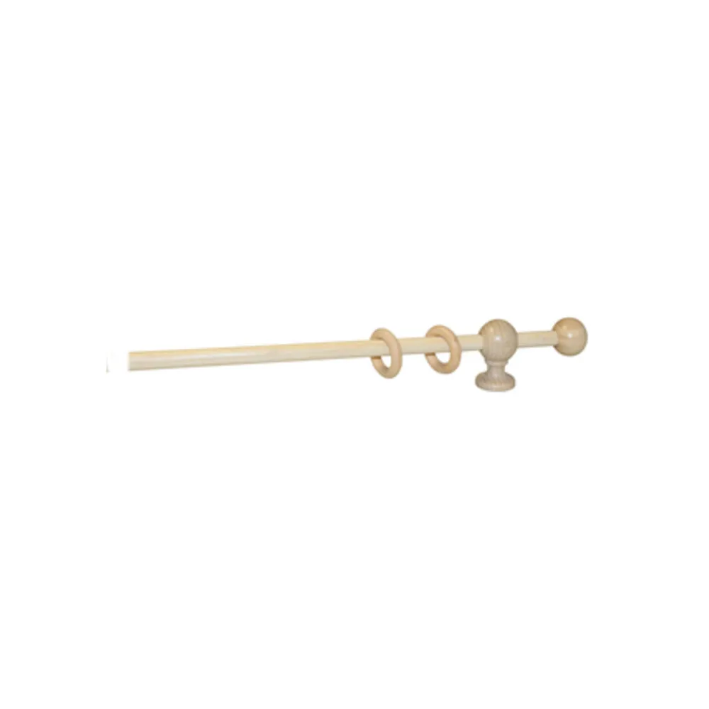 BASTONE LEGNO A STRAPPO D 11 NATURALE 120CM C/SUPP.