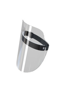 ADJUSTABLE TRANSPARENT PVC PROTECTIVE VISOR WITH COVER