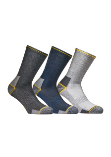 ASSORTED SHORT SAFETY SOCKS 3 PAIRS
