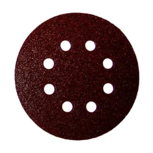 DISCO ABRASIVO VELCRO 8 FORI D 125 MM GRANA  60 (50