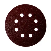 DISCO ABRASIVO VELCRO 8 FORI D 125 MM GRANA 100 (100