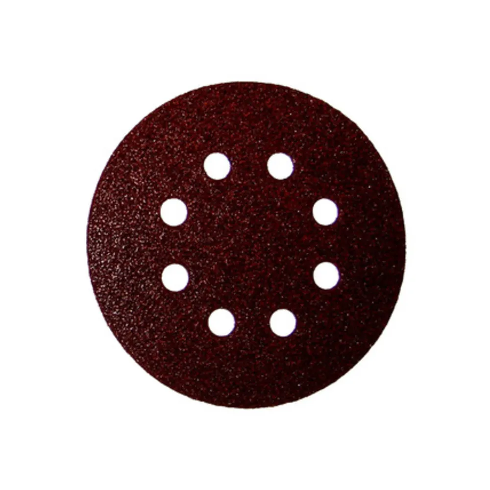 DISCO ABRASIVO VELCRO 8 FORI D 125 MM GRANA 120 (100 DISCO ABRASIVO VELCRO 8 FORI D 125 MM GRANA 120 (100