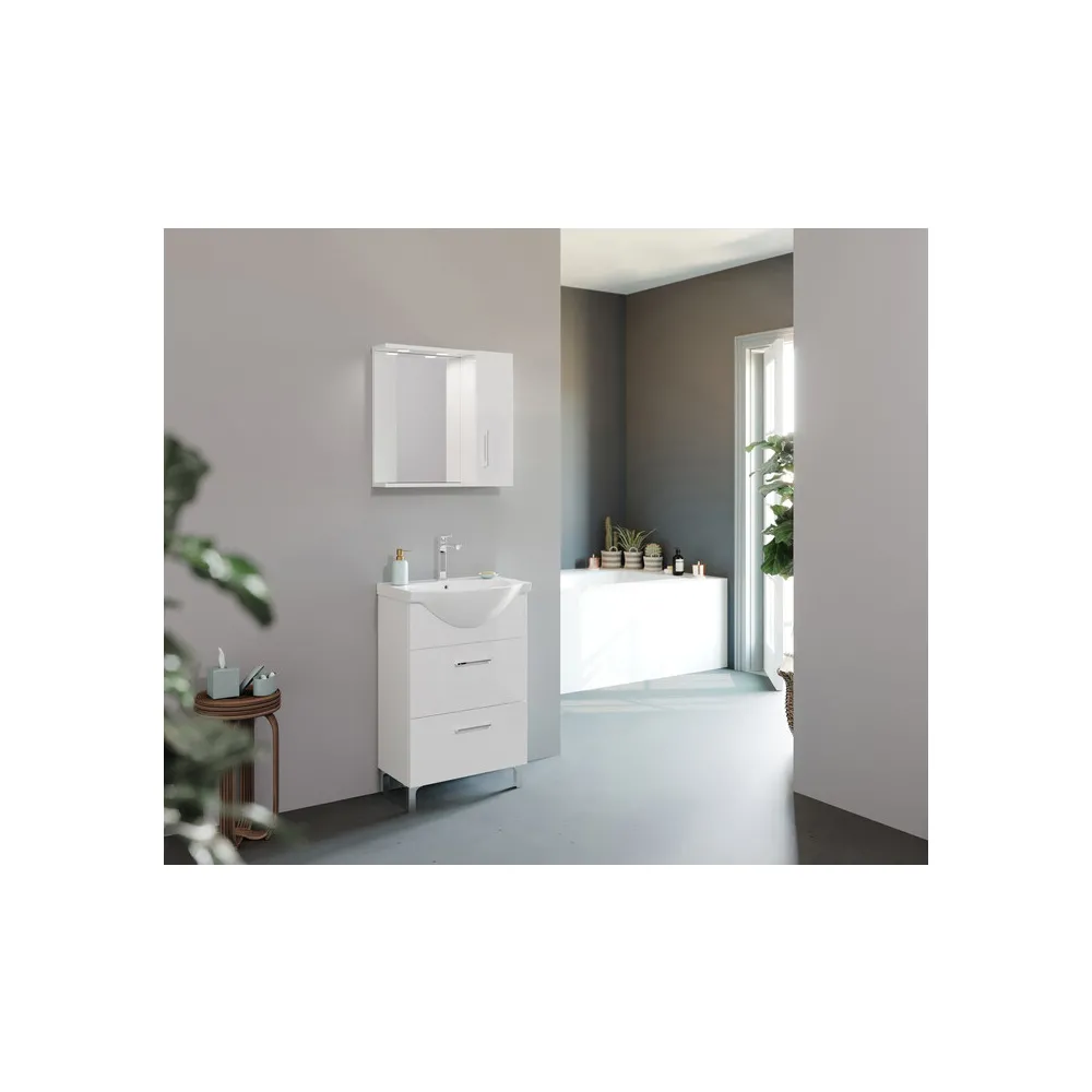 SPECCHIO DA BAGNO 199 A 1 ANTA BIANCO