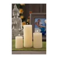 CANDELA AVORIO D 4XH 7 CM (18