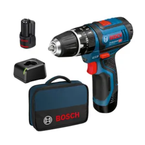 BOSCH-B 12V TRAPANO GSB12 V-15  2 BATT. 2