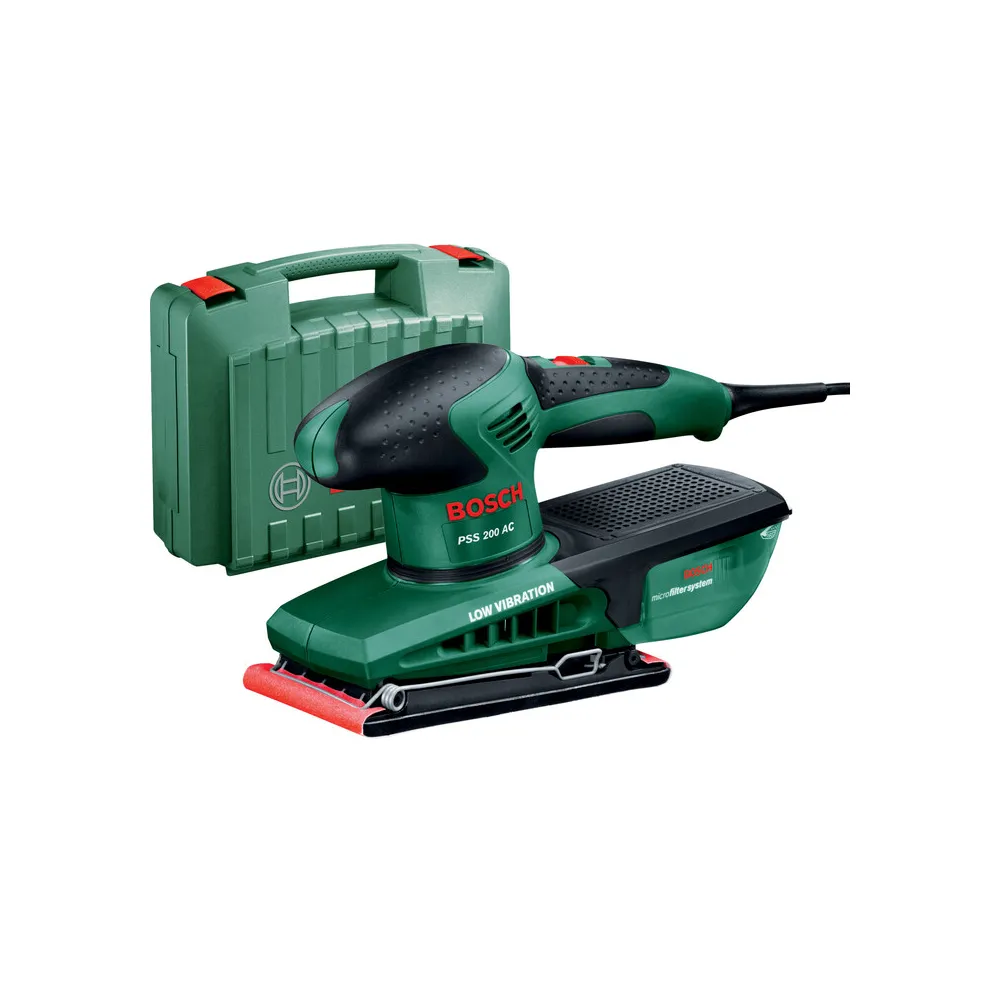 BOSCH-V LEVIGATRICE ORBITALE 200W PSS200AC BOSCH-V LEVIGATRICE ORBITALE 200W PSS200AC