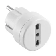 ADATTATORE SPINA SCHUKO A PRESA BIPASSO FIG.13 (25