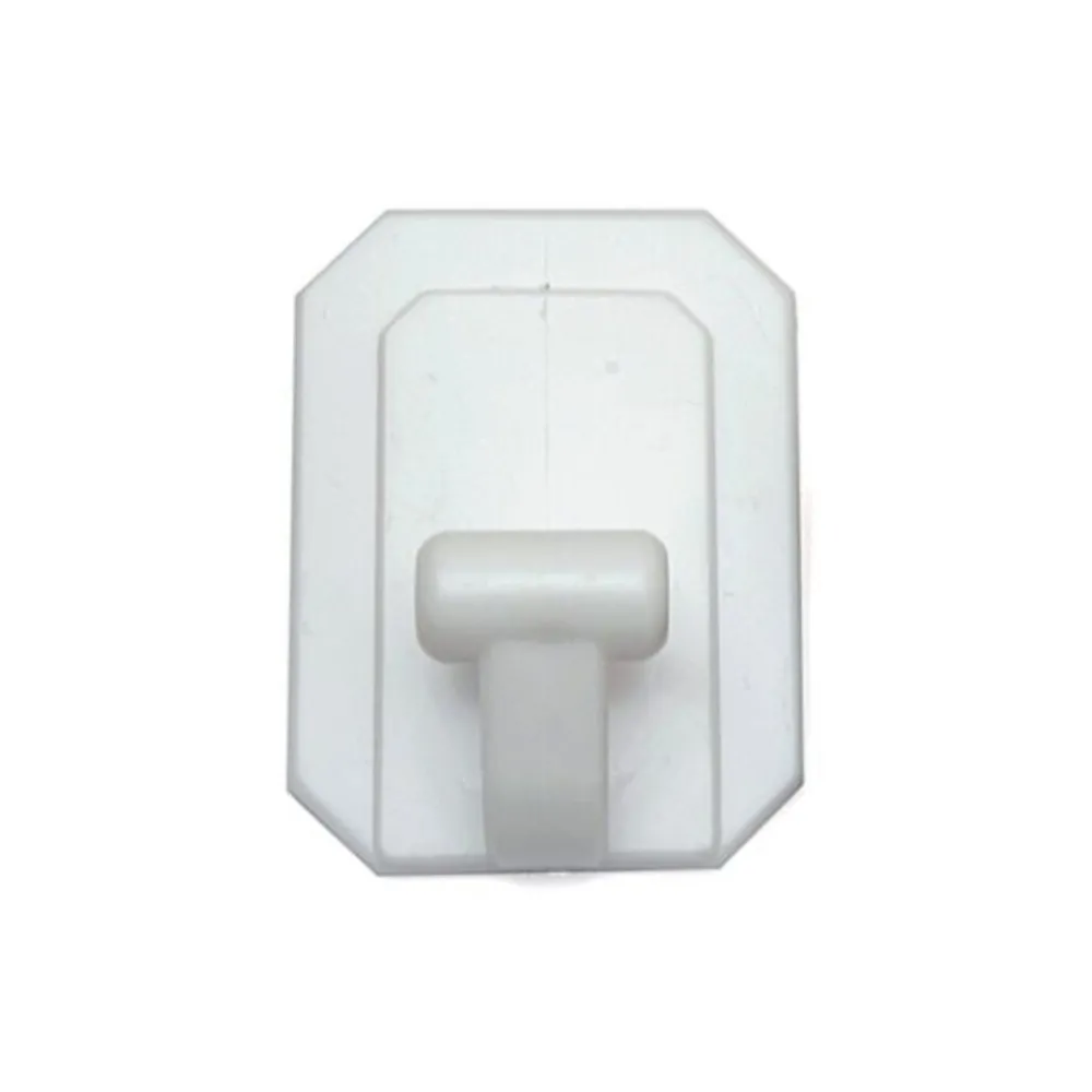 BL GANCIO ADESIVO GIGANTE PLAST BIANCO 2 PZ (5