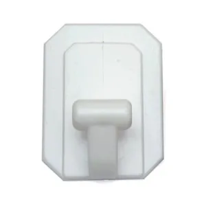 BL GANCIO ADESIVO GIGANTE PLAST BIANCO 2 PZ (5