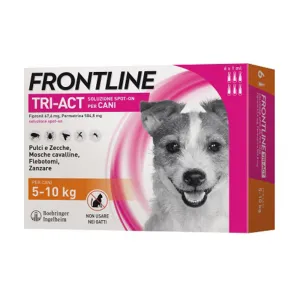FRONTLINE TRI-ACT  5-10 KG 6 PIPETTE OFF. SPECIALE