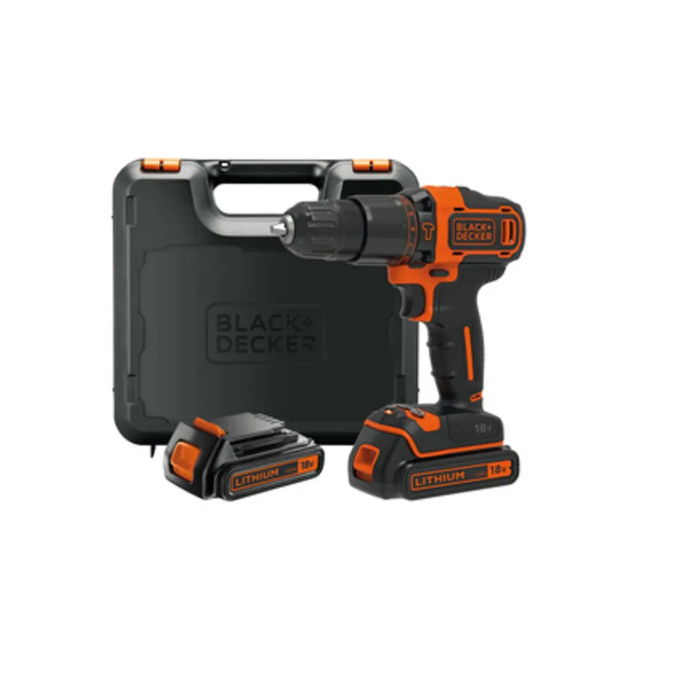 B+D TRAPANO C/PERC BDCHD18KB-QW 18V + 2BATT E VAL