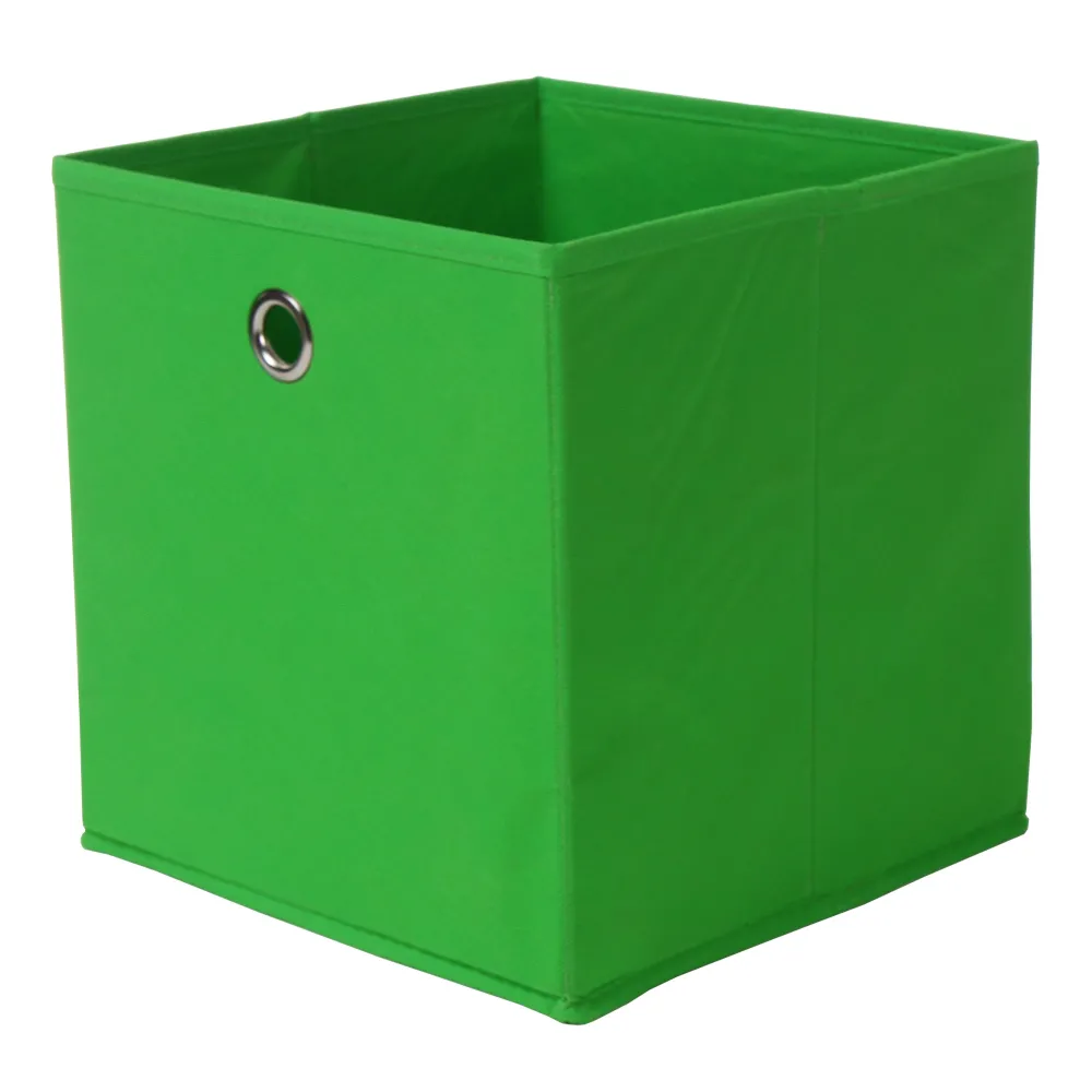 PORTAOGGETTI CUBO 27X27XH28 CM VERDE PORTAOGGETTI CUBO 27X27XH28 CM VERDE